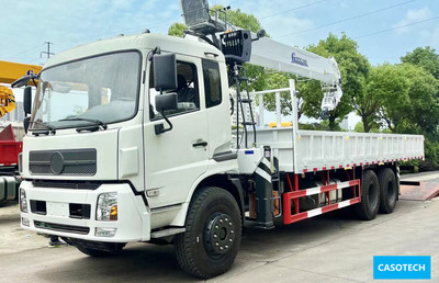 Dongfeng crane truck 14ton Truck-mounted crane Articulated robot arm